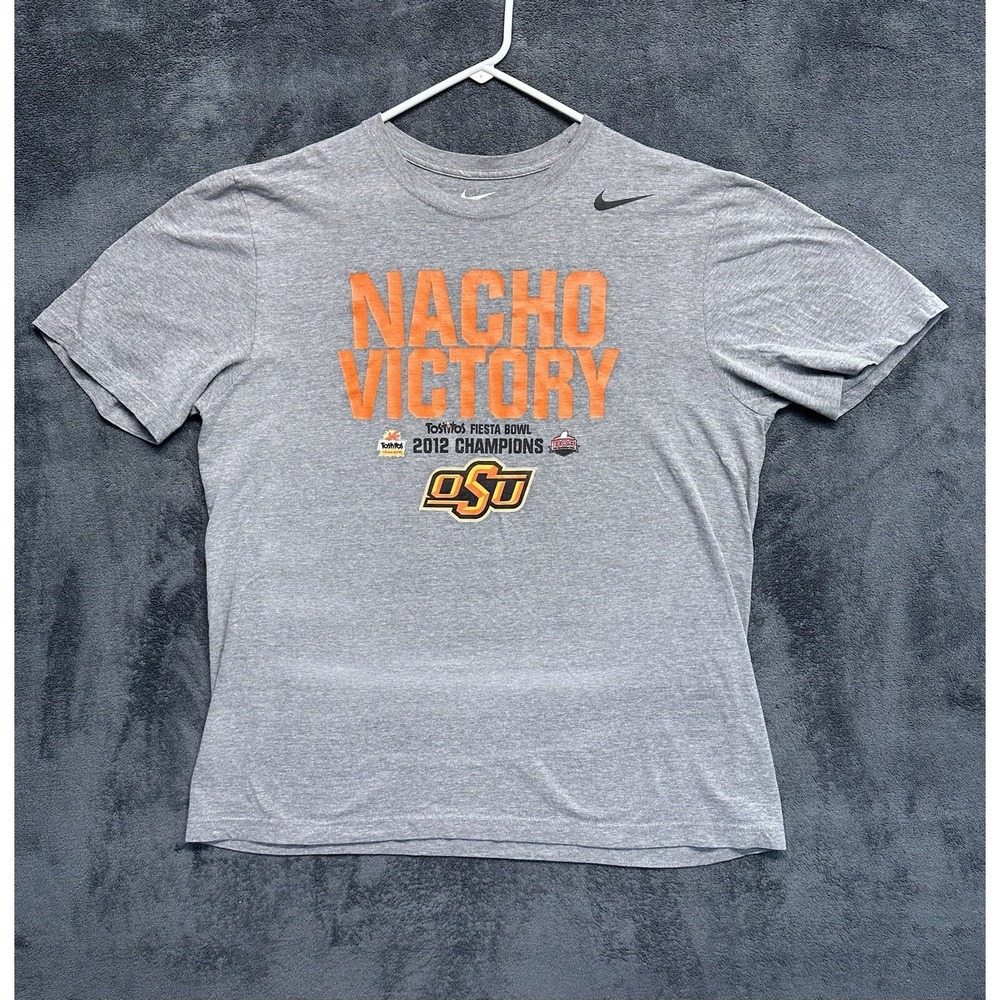 Nike Football Shirt Men's XL Oklahoma State Cowboys Football 2012 Fiesta Bowl